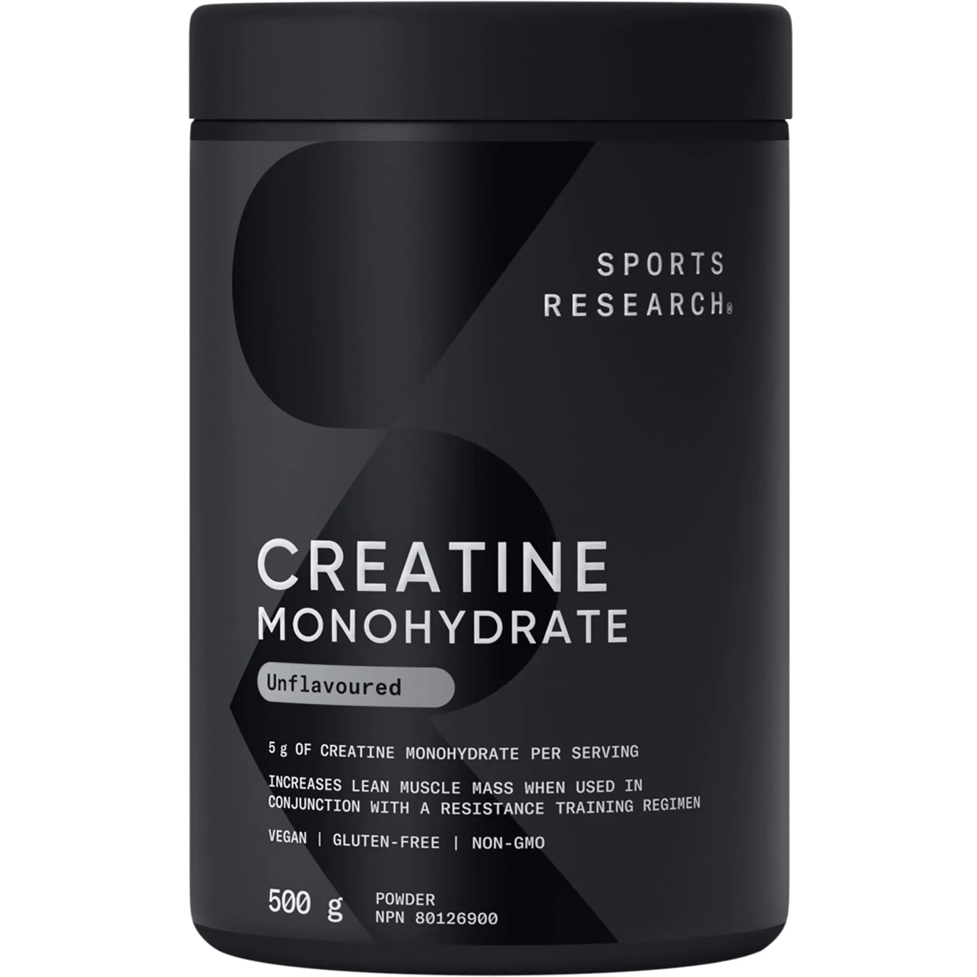 Sports Research Creatine Monohydrate - 100 Servings - 500g Creatine Supplement for Increased Lean Muscle Mass. Vegan Non-GMO Gluten Free Informed Sport Certified ProteinKing