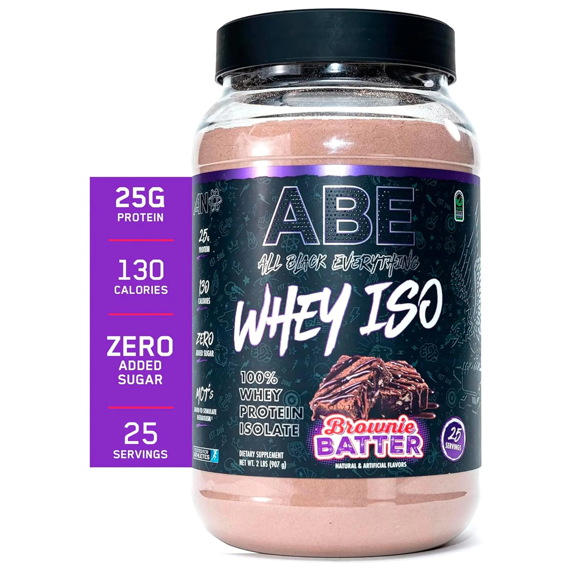 All Black Everything 25g Whey Protein Powder Brownie Batter - ProteinKing
