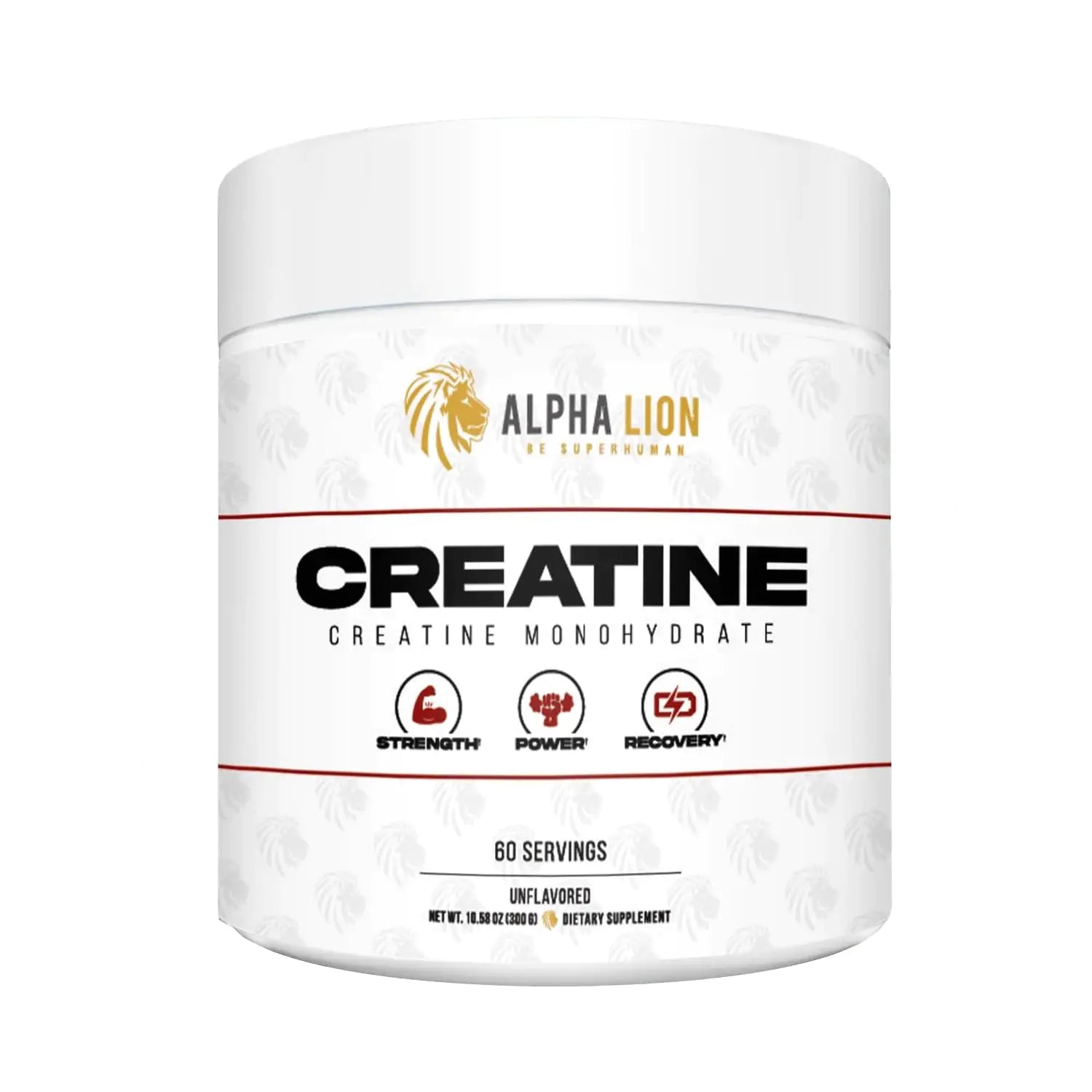 ALPHA LION Creatine Monohydrate Powder 5000mg Per Serving (5g) Supports Muscle Strength Power Athletic Performance Pure Creatine Supplement (60 Servings Unflavored) - ProteinKing