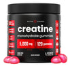Creatine Gummies for Men & Women - 5g Sugar Free Chewable Creatine Monohydrate Gummies - Supports Protein Synthesis Muscle Recovery & Workout Performance - 120 Creatine Gummy Chews - ProteinKing