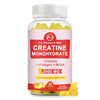 Creatine Monohydrate Gummy Sugar Free Chewable Creatine Supplements for Men & Women Creatine Gummy Gains for Building Muscle Energy Pre Workout Pineapple Flavored - ProteinKing