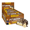 FITCRUNCH Snack Size Protein Bars 6 - Layer Baked Bar 4g of Sugar Gluten Free & Soft Cake Core (9 Bars Chocolate Banana) - ProteinKing