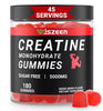 Wiszeen Creatine Monohydrate Gummies - 45 Servings - Creatine Monohydrate Gummy 5g for Men Women Creatine Monohydrate for Strength Endurance Muscle Builder with L-Taurine Alpha GPC ProteinKing