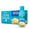 GNC Lean Shake 25 Ready to Drink Protein Shake| 25g High Protein Meal Replacement with Vitamins and Minerals| Banana Cream | 12 Bottles - ProteinKing