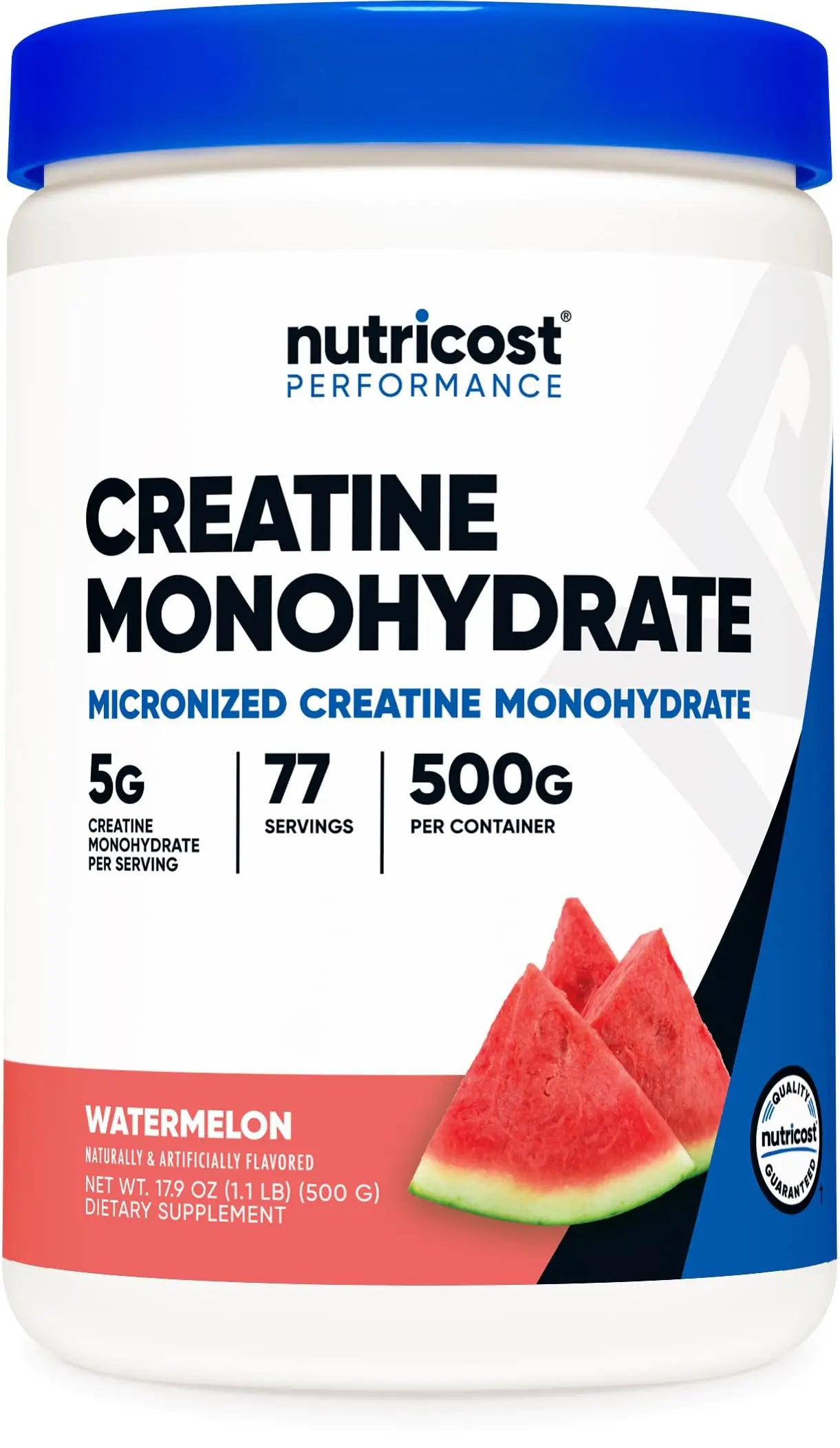 Nutricost Creatine Monohydrate Powder (Watermelon 500 Gram) - Micronized Creatine Supplement - Vegan Non-GMO Gluten Free ProteinKing