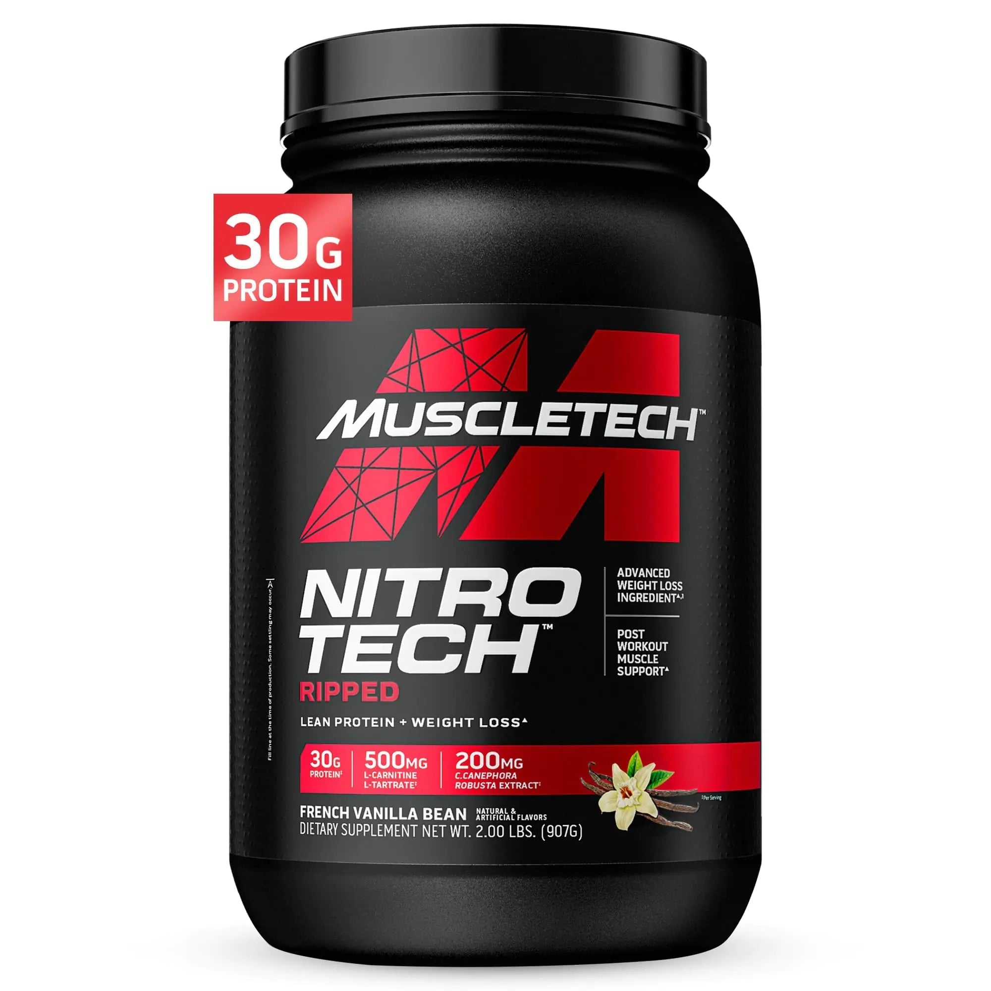 Muscletech Whey Protein Powder French Vanilla Bean 2LB - ProteinKing