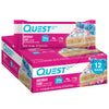Quest Nutrition Birthday Cake Protein Bars High Protein Low Carb Gluten Free Keto Friendly 12 Count - ProteinKing